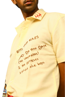 Boys Trip Linen Shirt