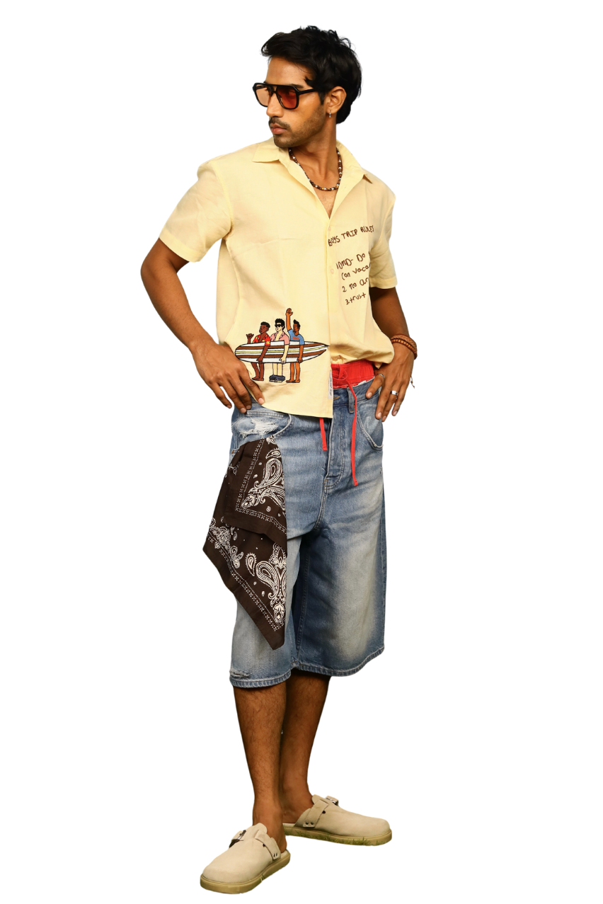 Boys Trip Linen Shirt