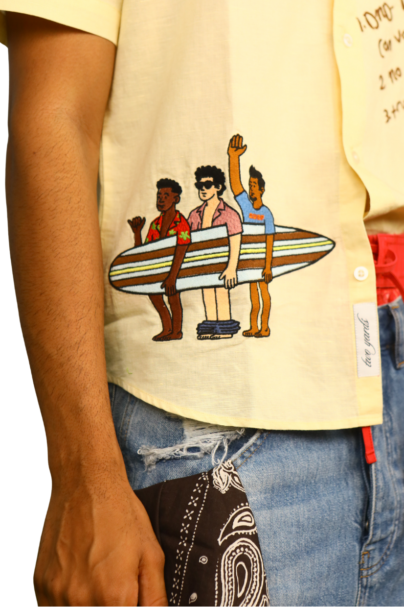 Boys Trip Linen Shirt