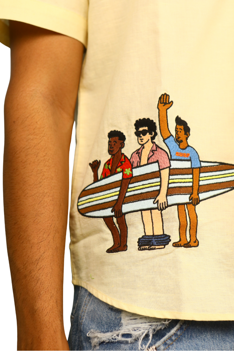 Boys Trip Linen Shirt