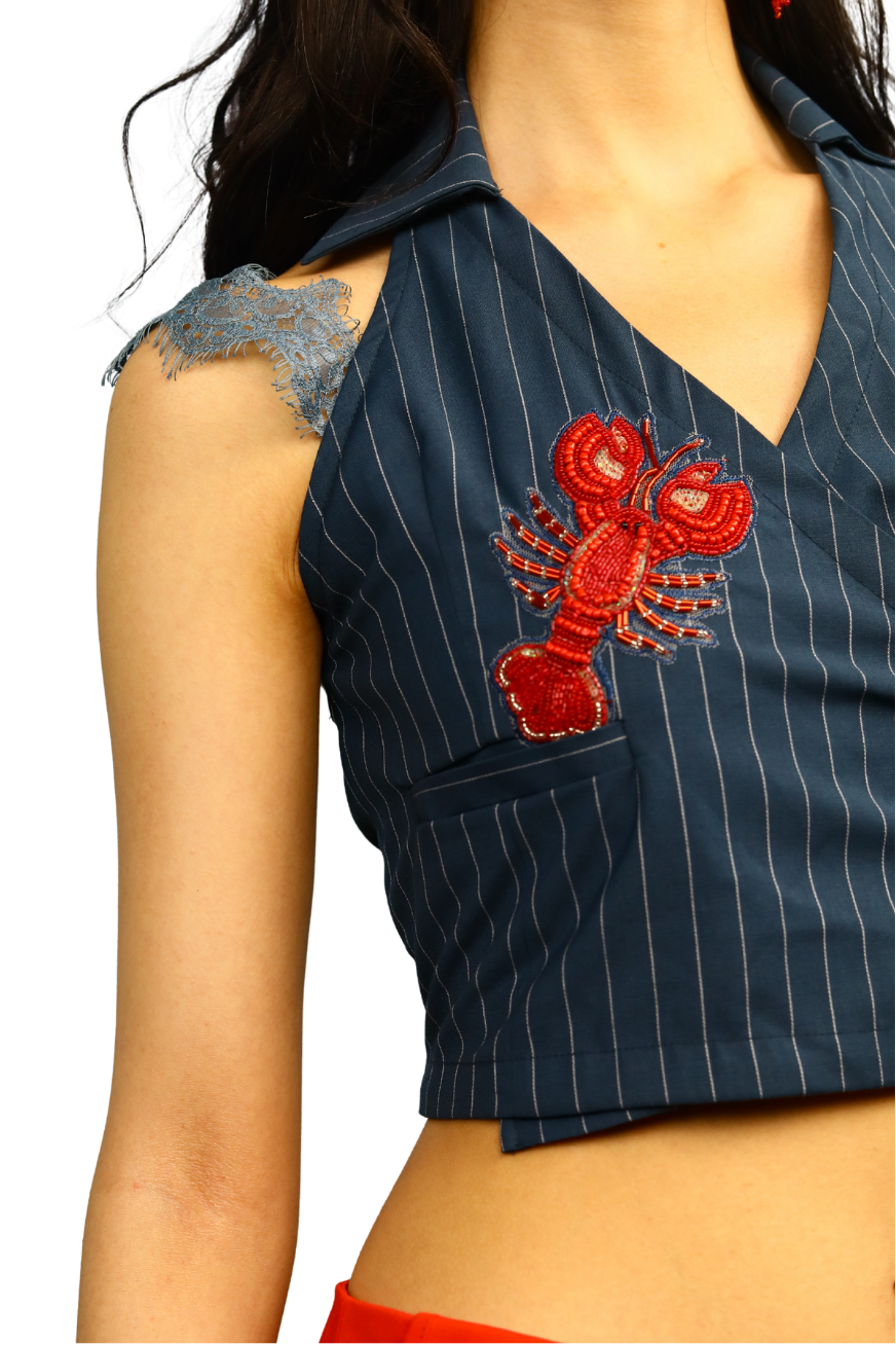 Lobster Wrap Top
