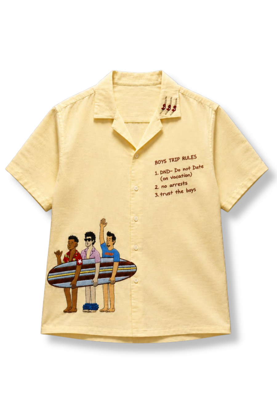 Boys Trip Linen Shirt