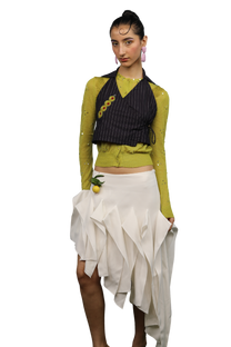 Olive Wrap Top
